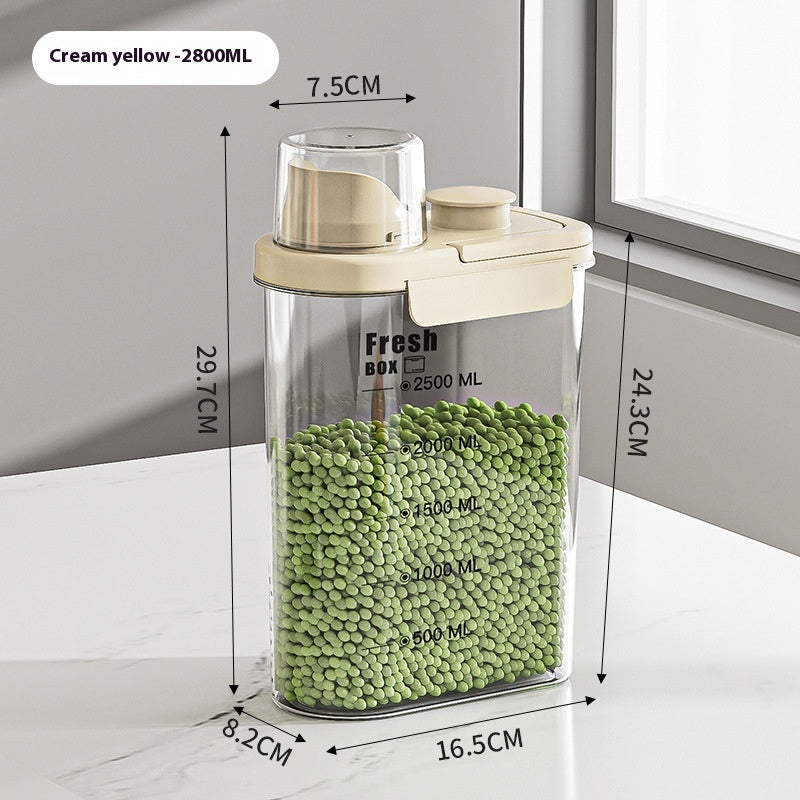 Transform Your Kitchen with the Handheld Sealed Jar Kitchen Storage Box